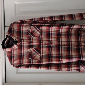 Flannel button-down